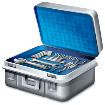 a tool box with tools in it
