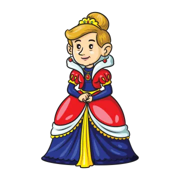 a little girl in a princess costume