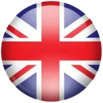 the british flag on a white background