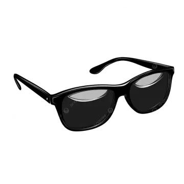 a pair of sunglasses on a white background