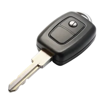 a car key on a white background