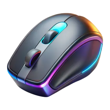 a computer mouse on a white background