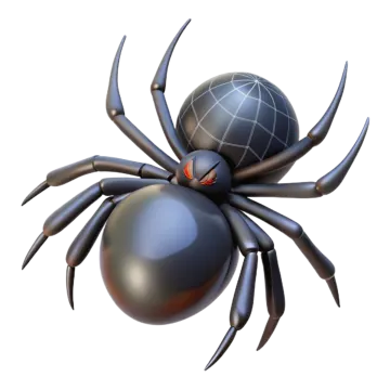 an image of a black widow spider