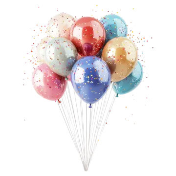 a bunch of balloons