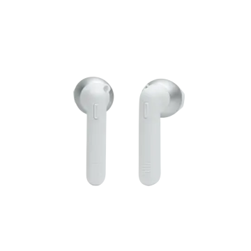 a pair of earphones on a white background
