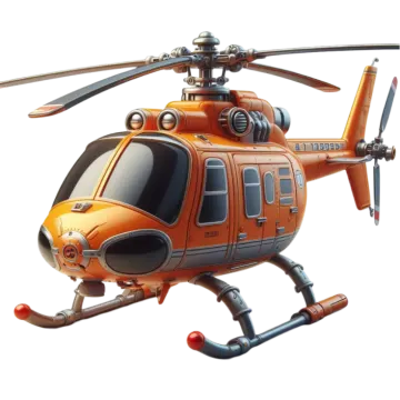 a helicopter is shown in this image
