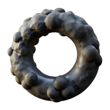 an image of a ring made out of clouds