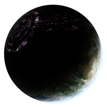 an image of the earth from space