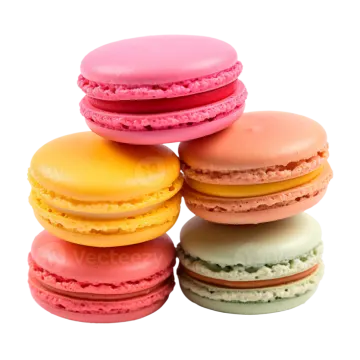 a stack of macaroes