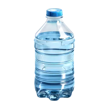 a bottle of water on a white background