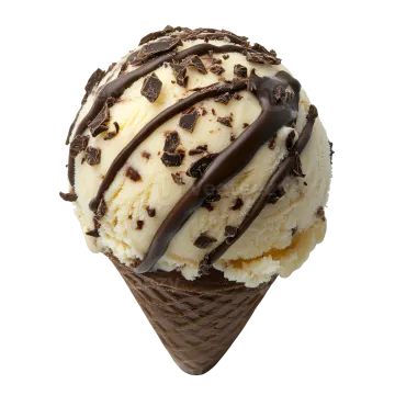 a scoop of ice cream