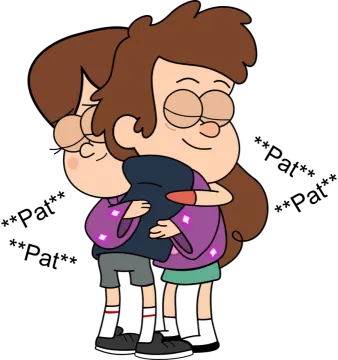 a boy hugging his girlfriend
