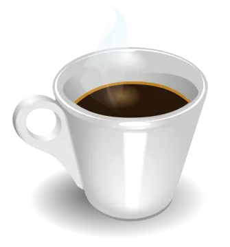 a cup of coffee
