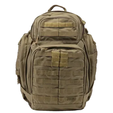 a large backpack with multiple compartments and straps
