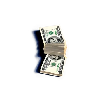 a stack of money sitting on top of each other stacks