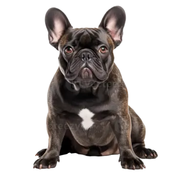 a french bulldog dog sitting on the floor