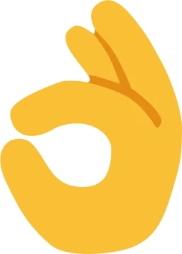 a yellow hand with the letter c on it
