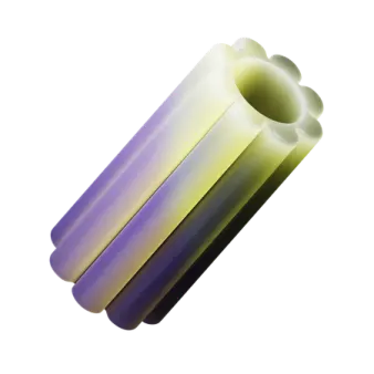 an image of three different colored tubes