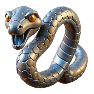 an image of a snake on a white background