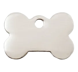 stainless steel bone bone dog tag