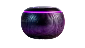 a speaker on a white background