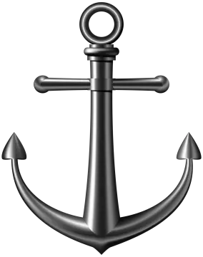 an anchor on a white background