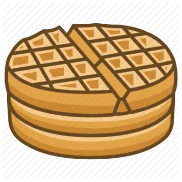 a stack of pancakes on a white background
