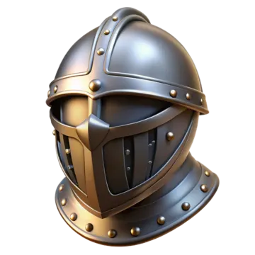 a helmet on a white background