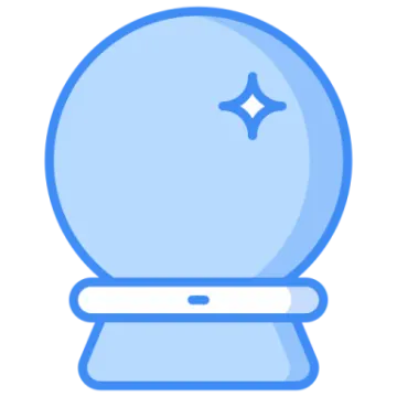 a snow globe on a white background