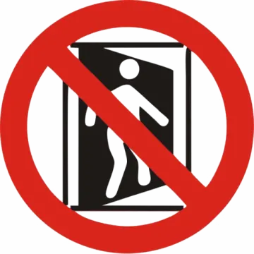 an image of a no entry sign