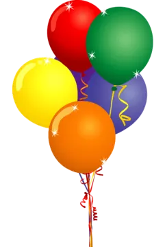 a bunch of balloons