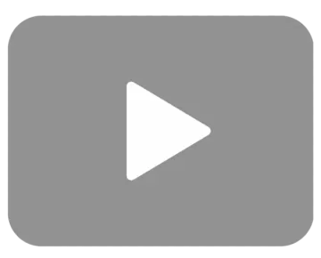 the play button on a white background
