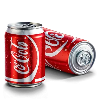 two cans of coca