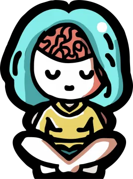 a little girl sitting on the floor with her head in her hands