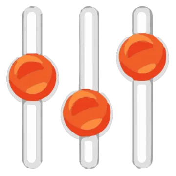 three thermometers on a white background