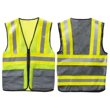 a pair of safety vests