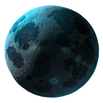 an image of the moon on a white background