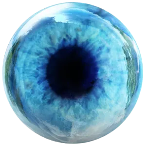 an image of a blue eye