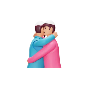 a couple hugging each other people