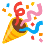 an ice cream cone with a number six on it
