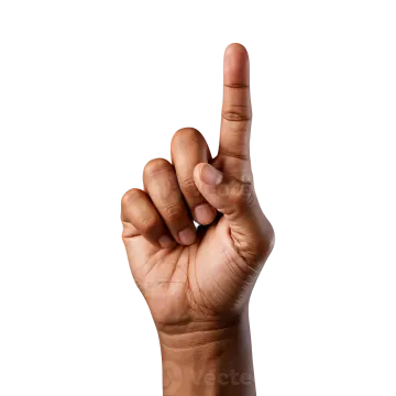 a person's hand holding up a peace sign