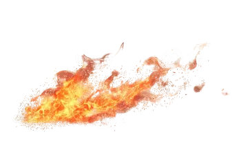 an image of a fire on a white background