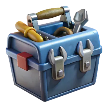a tool box with tools in it