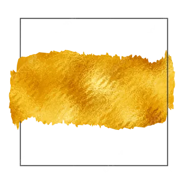 a gold leaf on a white background
