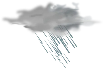 a cloud with rain on it