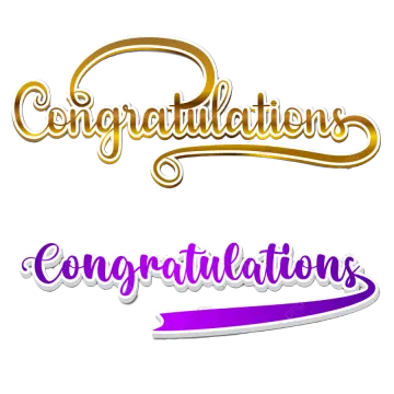 congratulations hand lettering