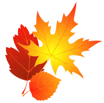 a pair of autumn leaves