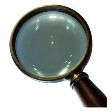 an image of a magnized glass