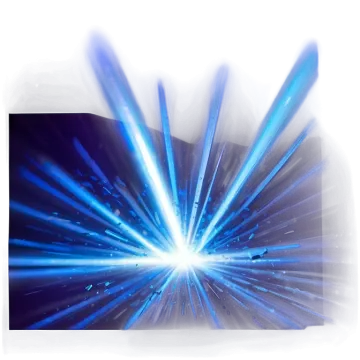 a blue and white background with light beams