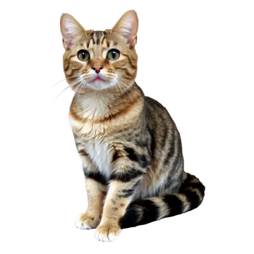 a cat sitting on a white surface